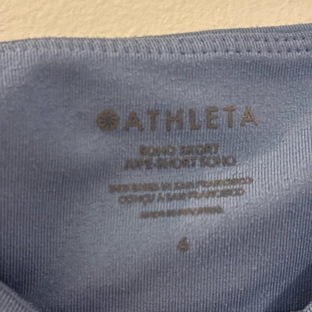 Athleta Blue Soho Skort - Picture 5 of 6